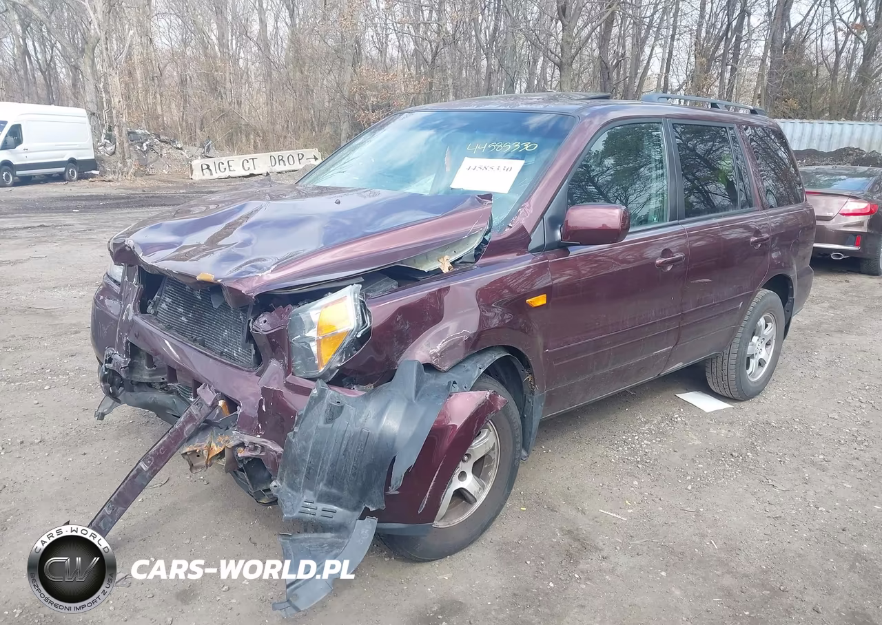 2007 Honda Pilot Ex-L VIN:5FNYF18727B022294 - 2
