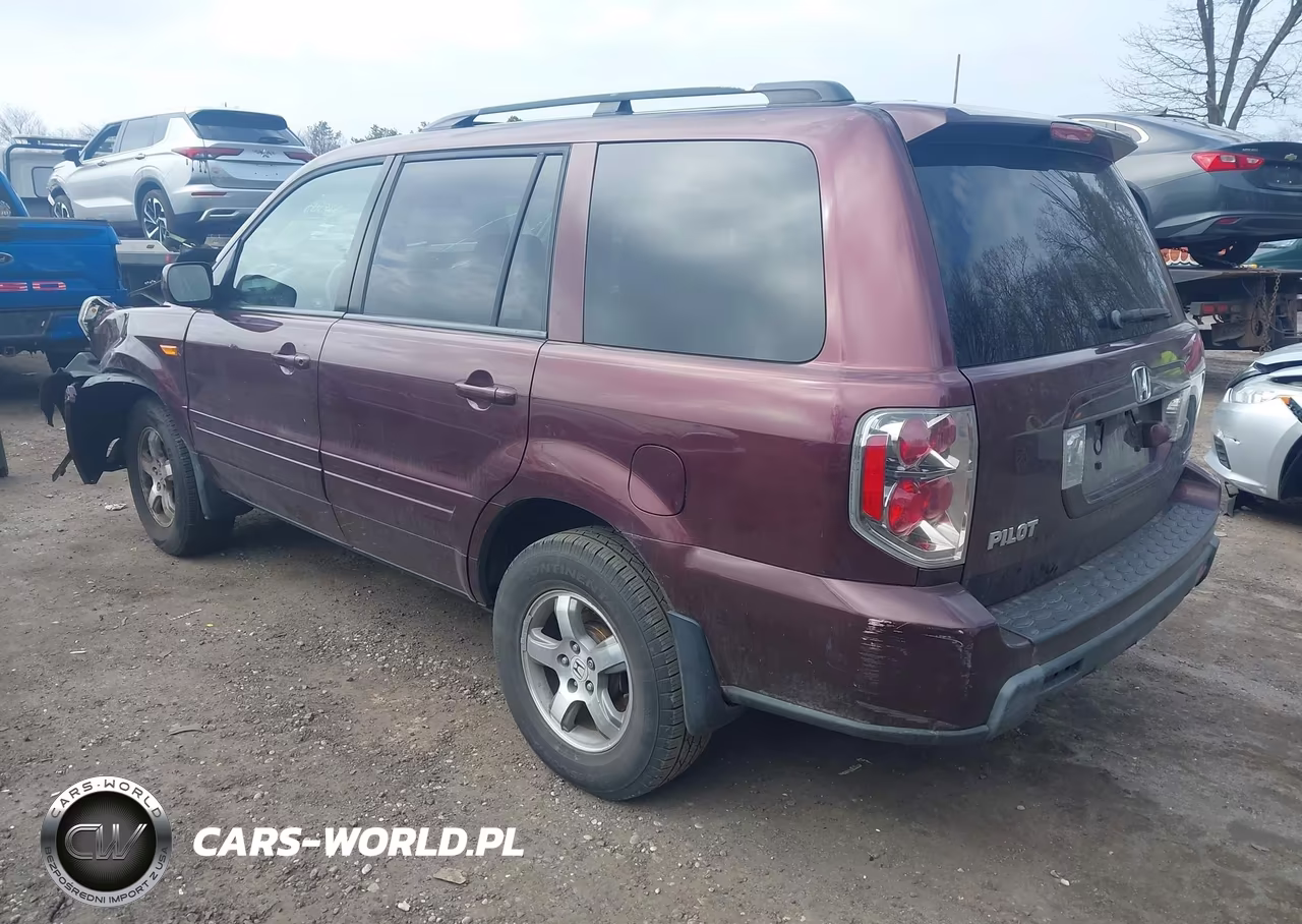 2007 Honda Pilot Ex-L VIN:5FNYF18727B022294 - 3