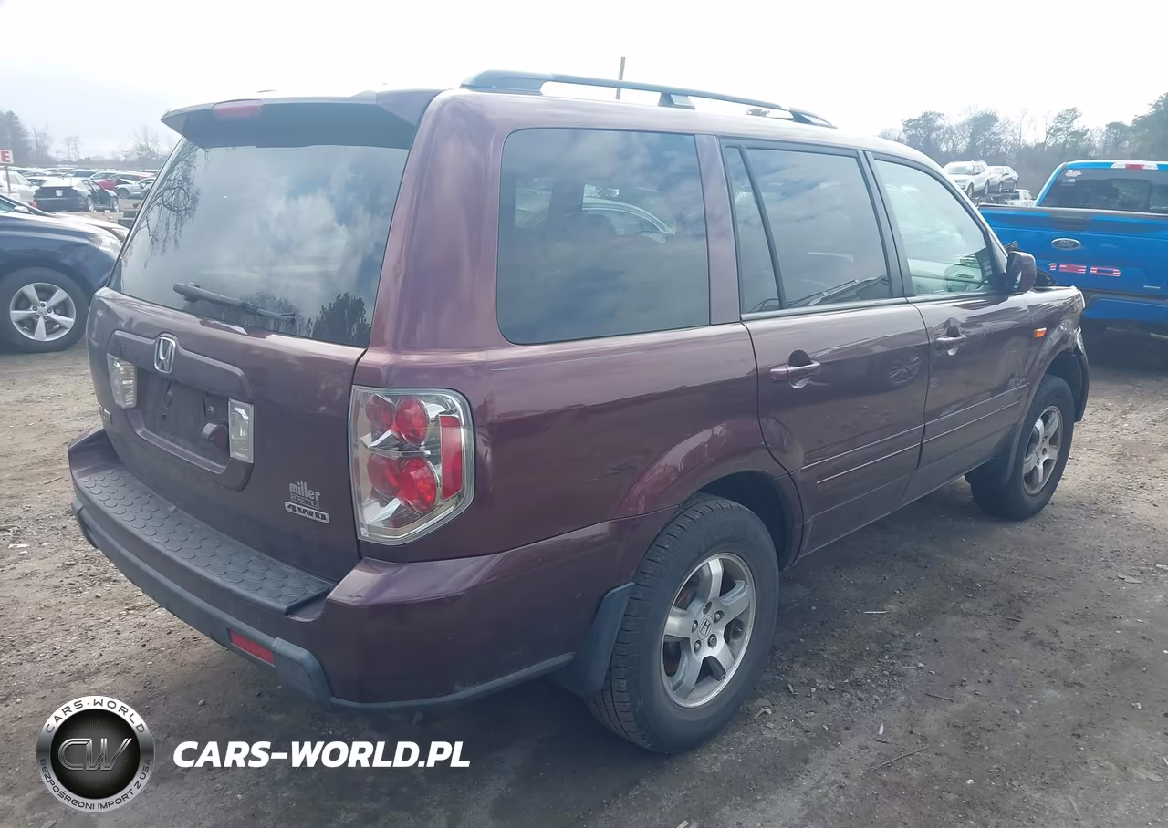2007 Honda Pilot Ex-L VIN:5FNYF18727B022294 - 4