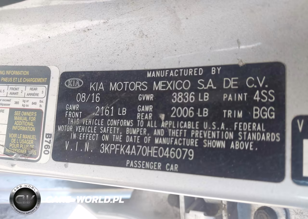 2017 Kia Forte Lx VIN:3KPFK4A70HE046079 - 9