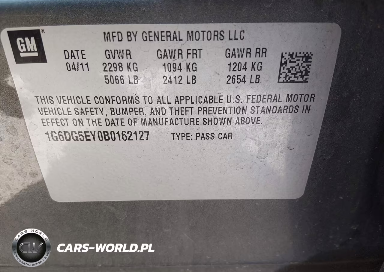 2011 Cadillac Cts Luxury VIN:1G6DG5EY0B0162127 - 9