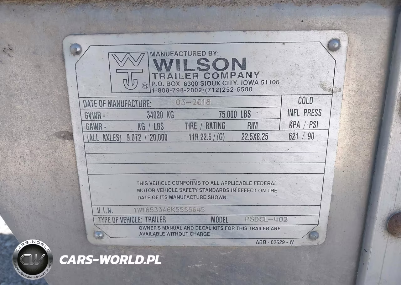 2019 Wilson Trailer Co Unknown VIN:1W16533A6K5555645 - 9