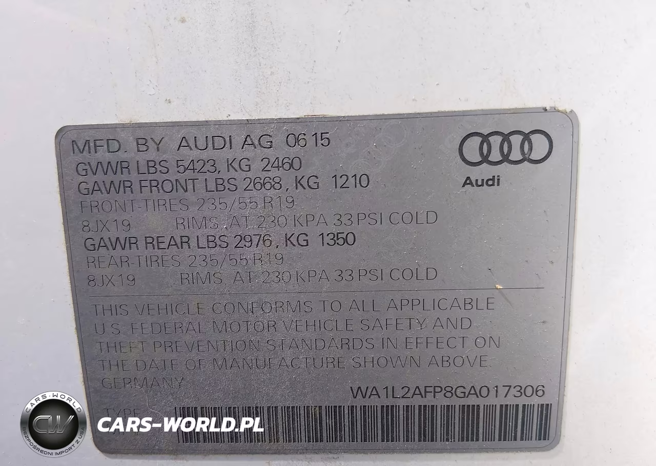 2016 Audi Q5 2.0T Premium VIN:WA1L2AFP8GA017306 - 9