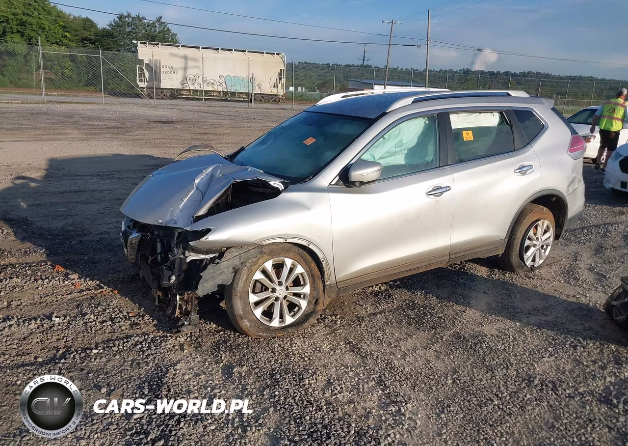 2015 Nissan Rogue Sv VIN:KNMAT2MV7FP569098 - 2