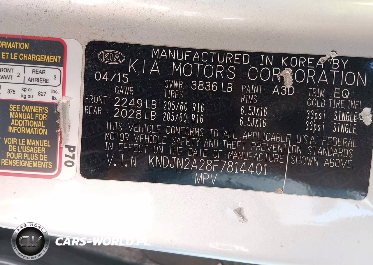 2015 Kia Soul VIN:KNDJN2A28F7814401 - 9