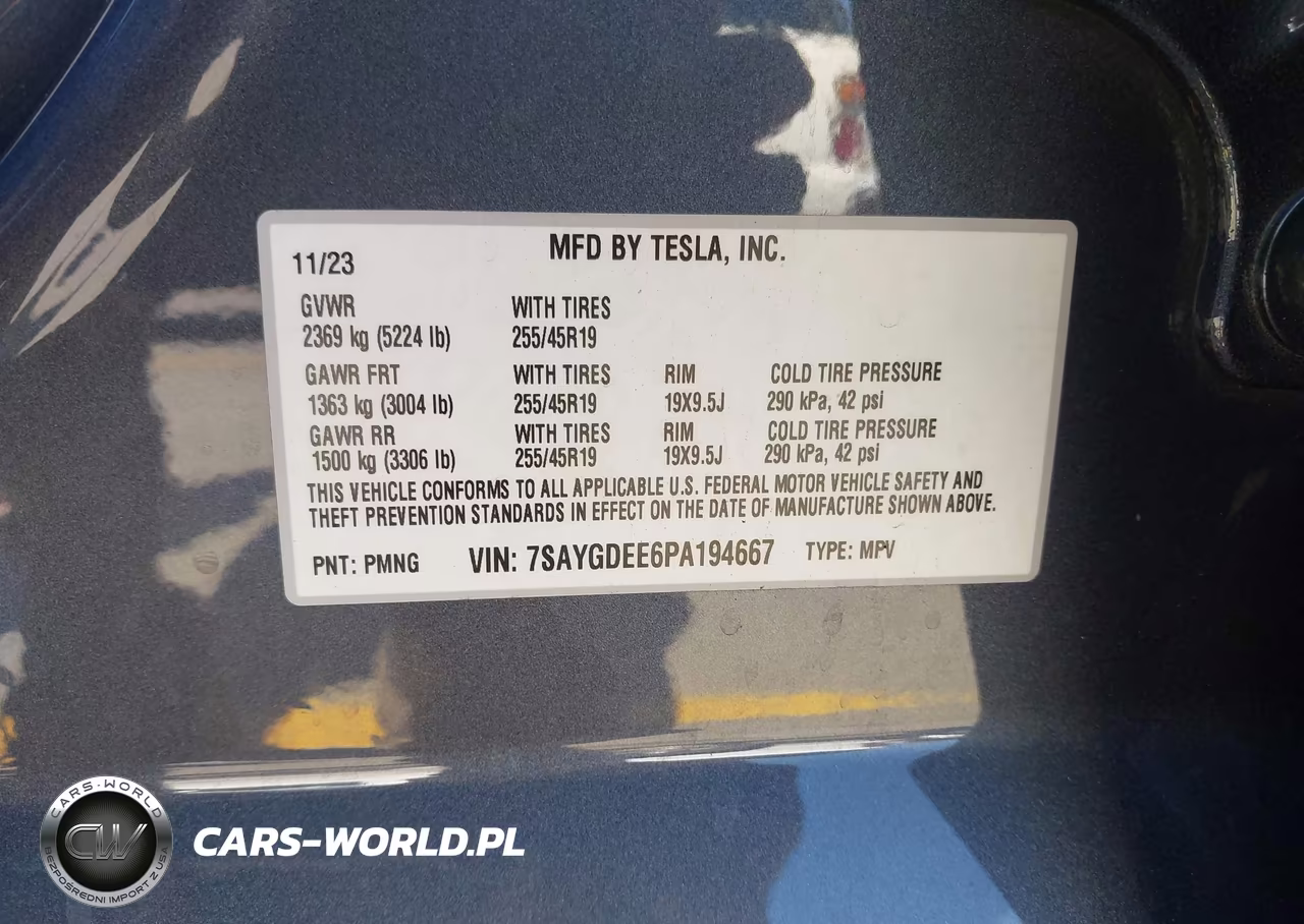 2023 Tesla Model Y Awd-Long Range Dual Motor All-Wheel Drive VIN:7SAYGDEE6PA194667 - 9