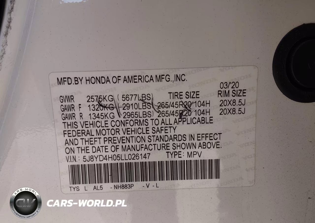 2020 Acura Mdx Technology A-Spec Packages VIN:5J8YD4H05LL026147 - 9