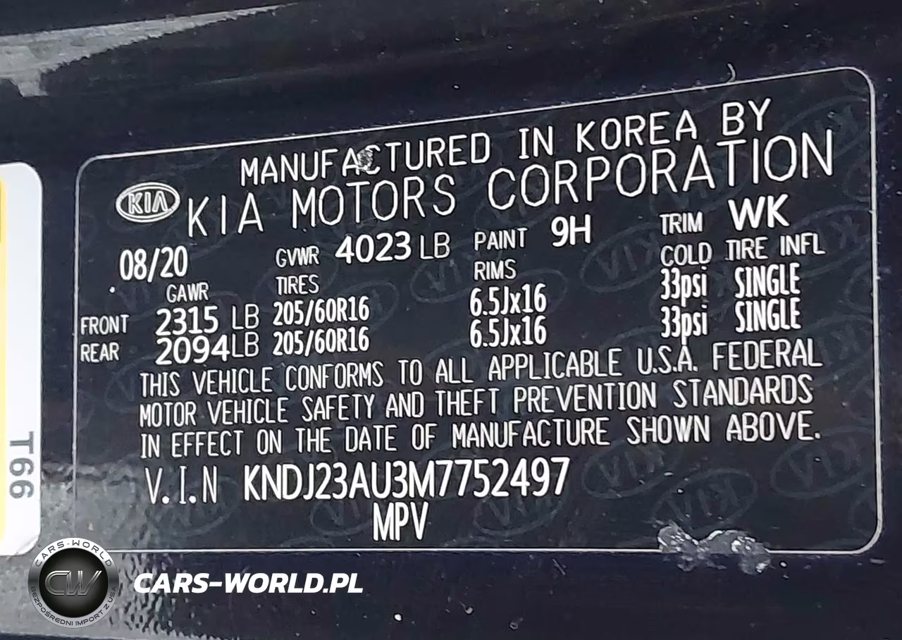 2021 Kia Soul S VIN:KNDJ23AU3M7752497 - 9