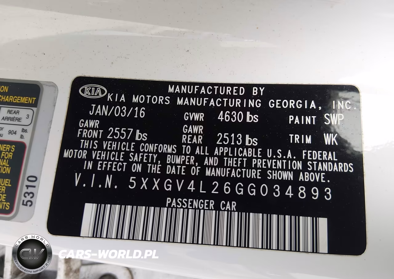 2016 Kia Optima Sxl Turbo VIN:5XXGV4L26GG034893 - 9