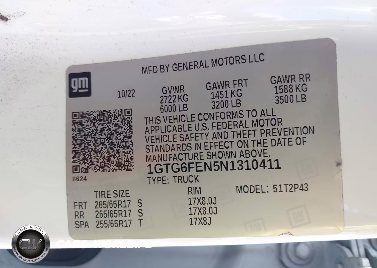 2022 GMC Canyon 4Wd Short Box At4 - Leather VIN:1GTG6FEN5N1310411 - 9
