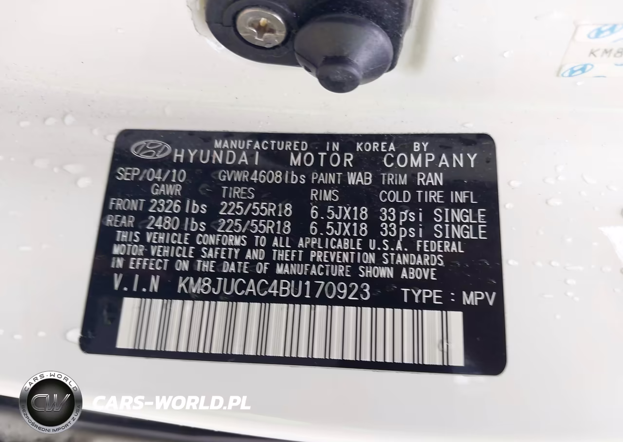 2011 Hyundai Tucson Limited VIN:KM8JUCAC4BU170923 - 9