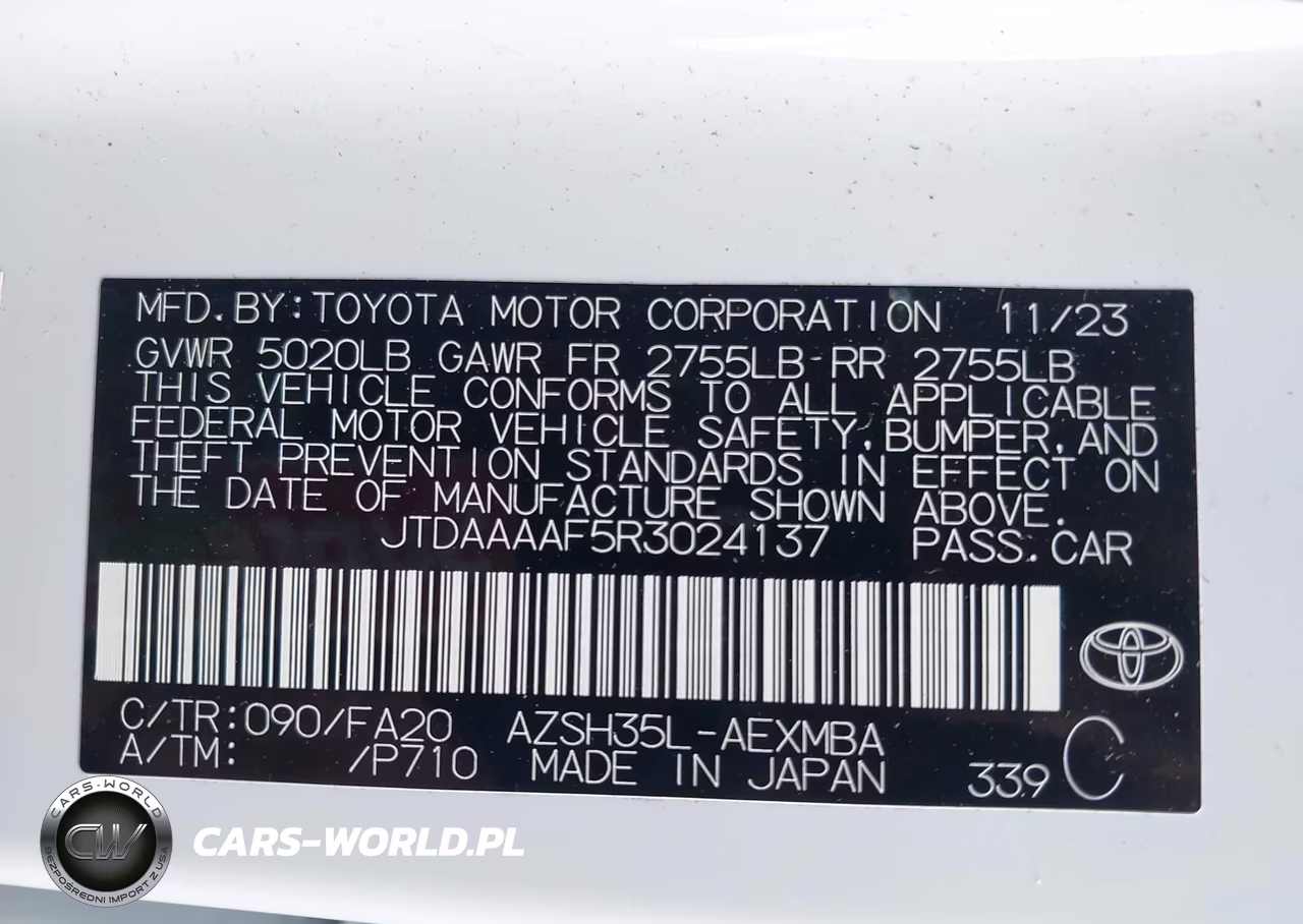 2024 Toyota Crown Xle VIN:JTDAAAAF5R3024137 - 9
