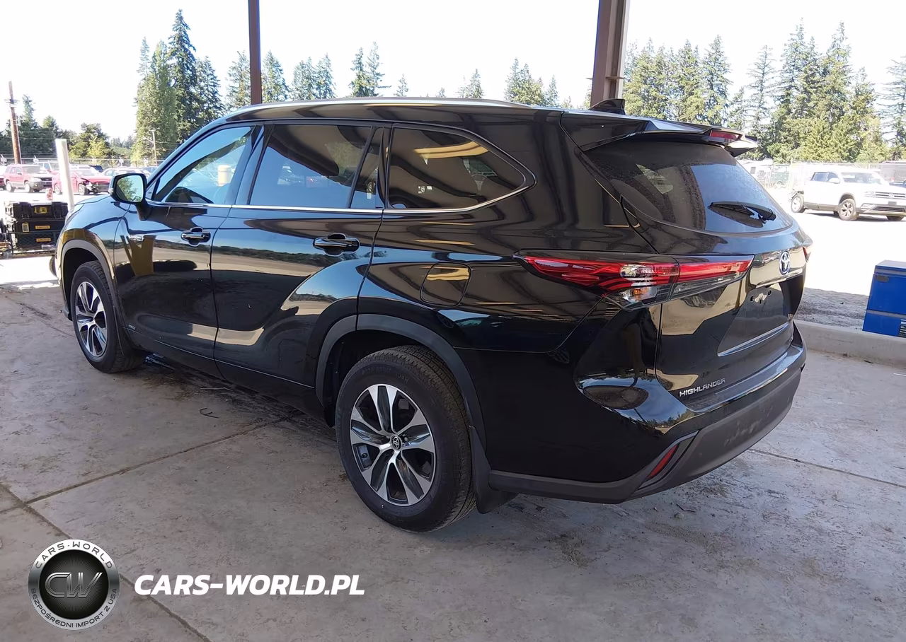 2020 Toyota Highlander Hybrid Xle VIN:5TDGBRCHXLS504815 - 3