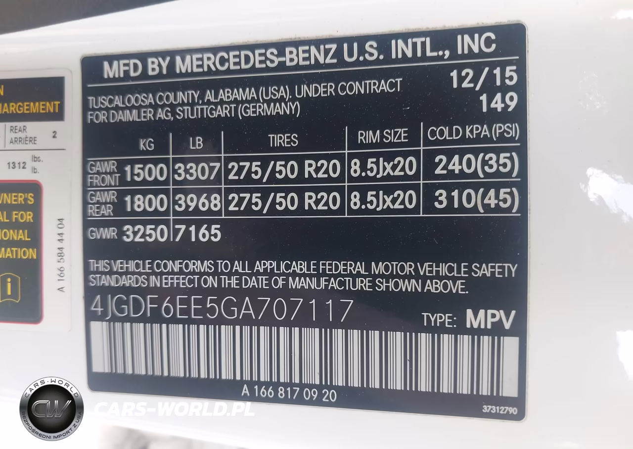 2016 Mercedes-Benz Gl 450 4Matic VIN:4JGDF6EE5GA707117 - 9