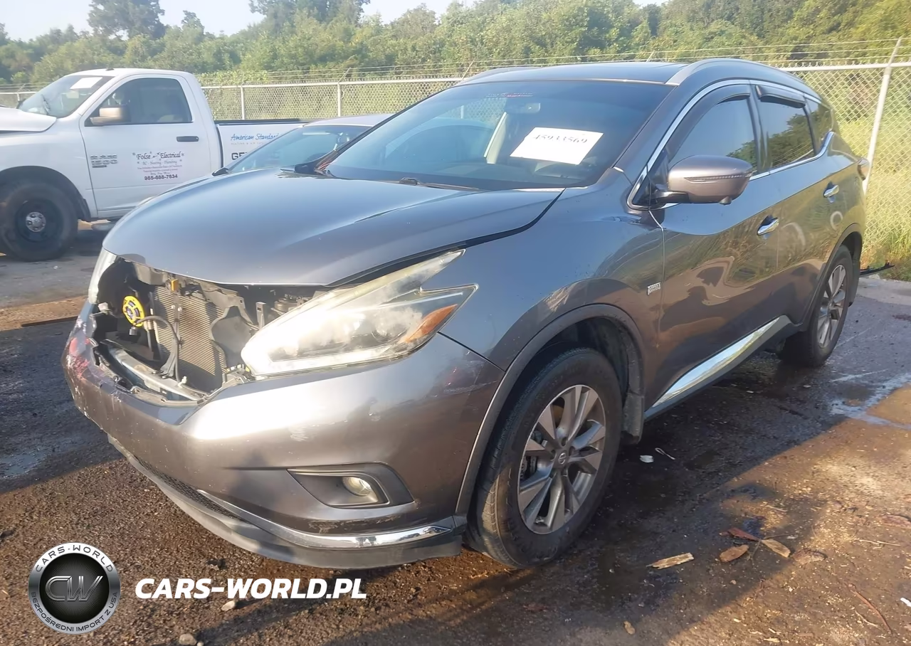 2018 Nissan Murano Sl VIN:5N1AZ2MG7JN198993 - 2