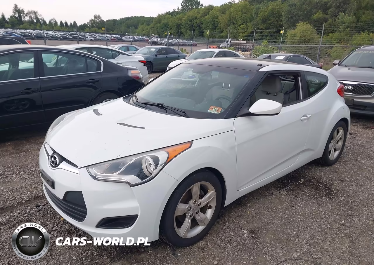 2012 Hyundai Veloster Base W-Gray VIN:KMHTC6AD9CU024993 - 2