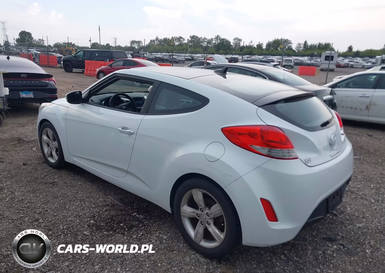 2012 Hyundai Veloster Base W-Gray VIN:KMHTC6AD9CU024993 - 3