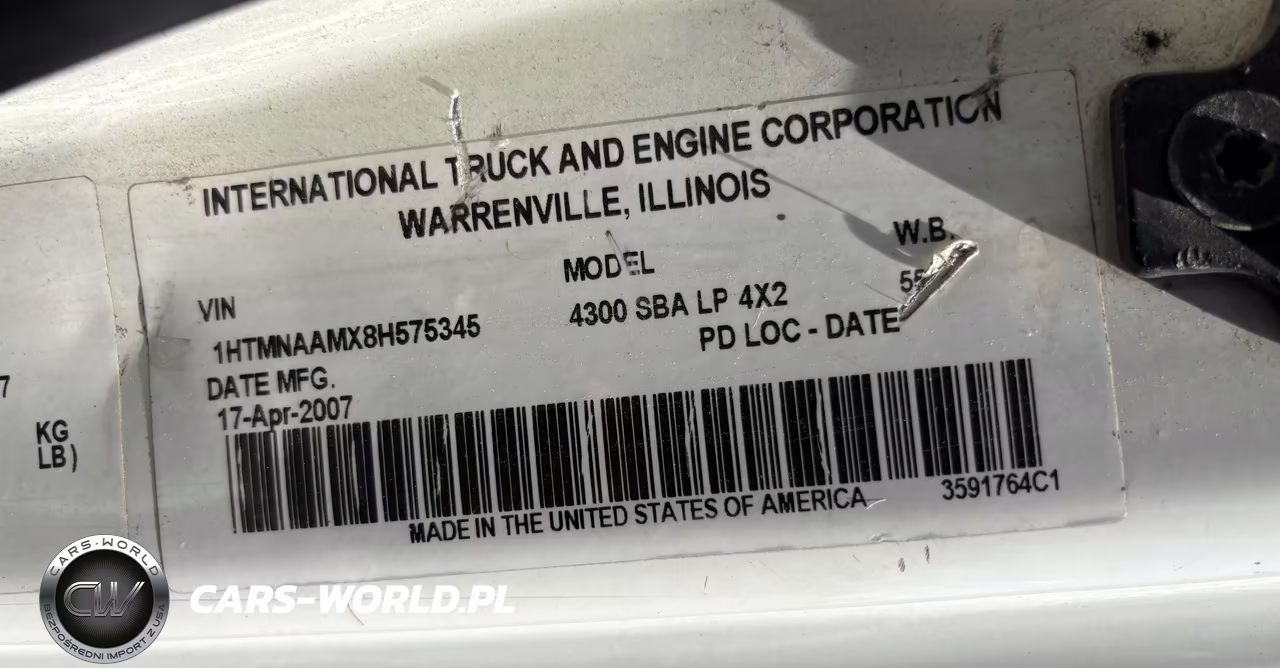 2008 International 4000 4300 Lp VIN:1HTMNAAMX8H575345 - 7