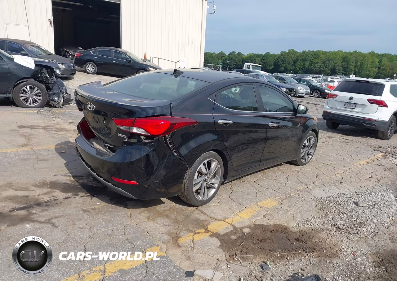 2014 Hyundai Elantra Limited VIN:KMHDH4AE3EU046218 - 4