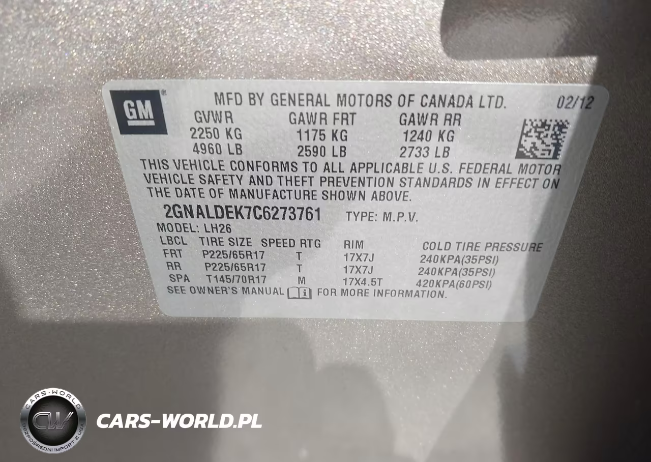 2012 Chevrolet Equinox Lt W-1Lt VIN:2GNALDEK7C6273761 - 9