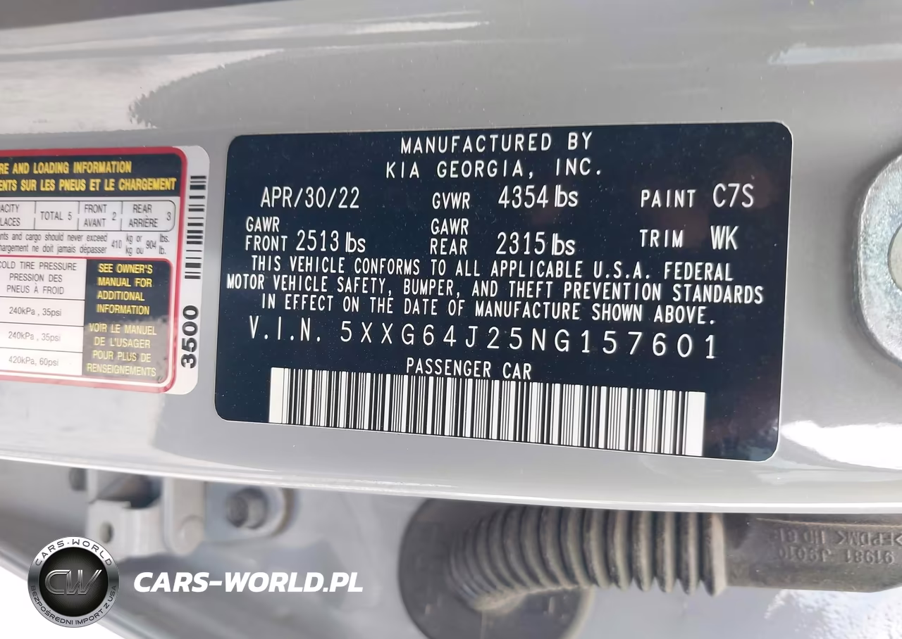 2022 Kia K5 Gt-Line VIN:5XXG64J25NG157601 - 9