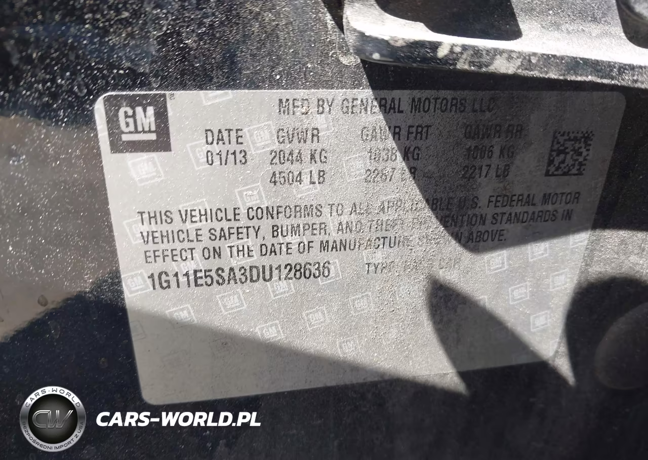 2013 Chevrolet Malibu 2Lt VIN:1G11E5SA3DU128636 - 9