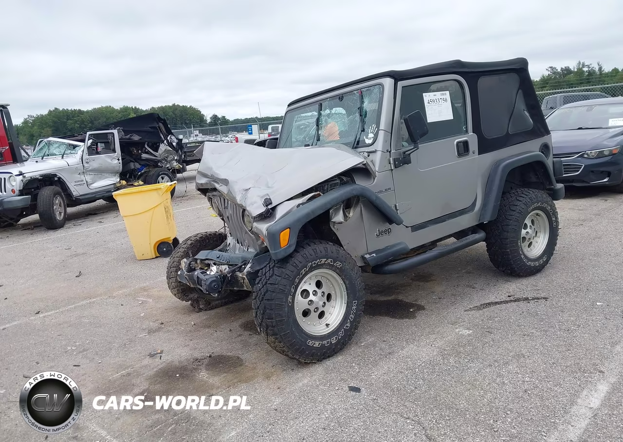 2001 Jeep Wrangler Se VIN:1J4FA29P11P371349 - 2