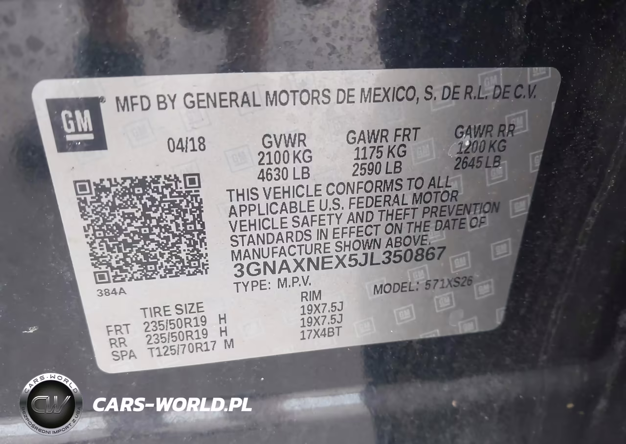 2018 Chevrolet Equinox Premier VIN:3GNAXNEX5JL350867 - 9