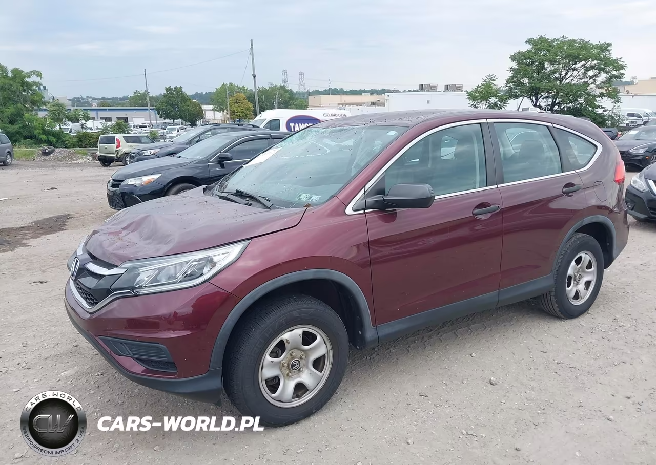2015 Honda Cr-V Lx VIN:5J6RM4H30FL076059 - 2