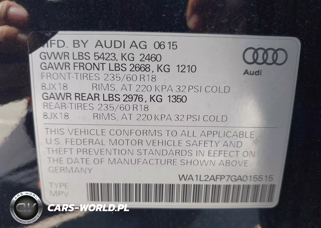 2016 Audi Q5 2.0T Premium VIN:WA1L2AFP7GA015515 - 9
