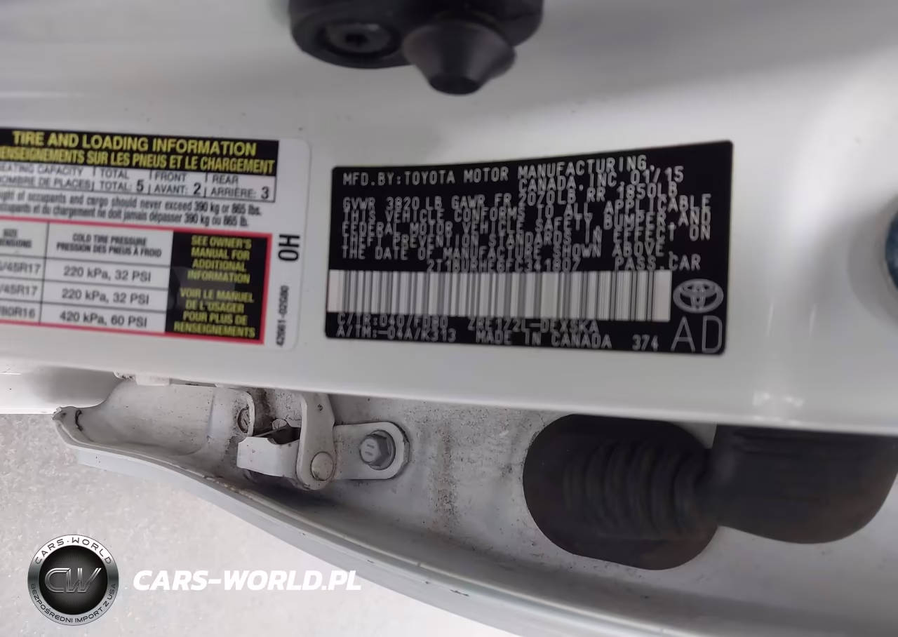 2015 Toyota Corolla S Plus VIN:2T1BURHE6FC341807 - 9