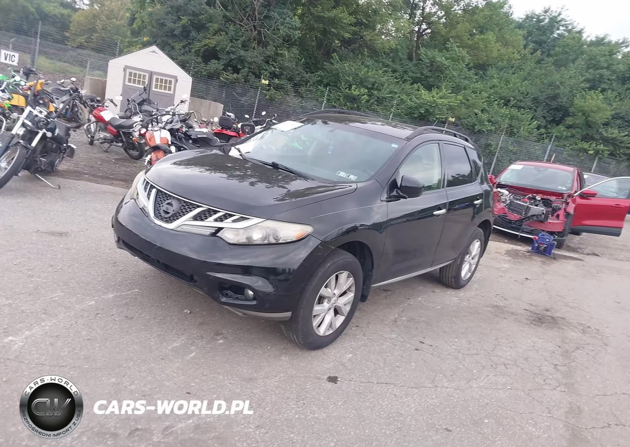 2013 Nissan Murano Sv VIN:JN8AZ1MW7DW302729 - 2