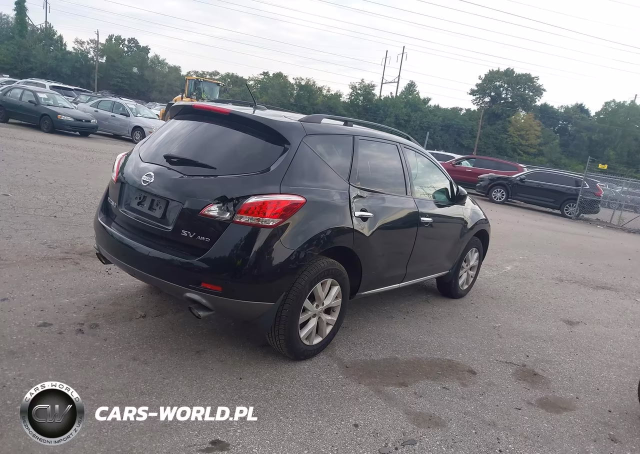 2013 Nissan Murano Sv VIN:JN8AZ1MW7DW302729 - 4