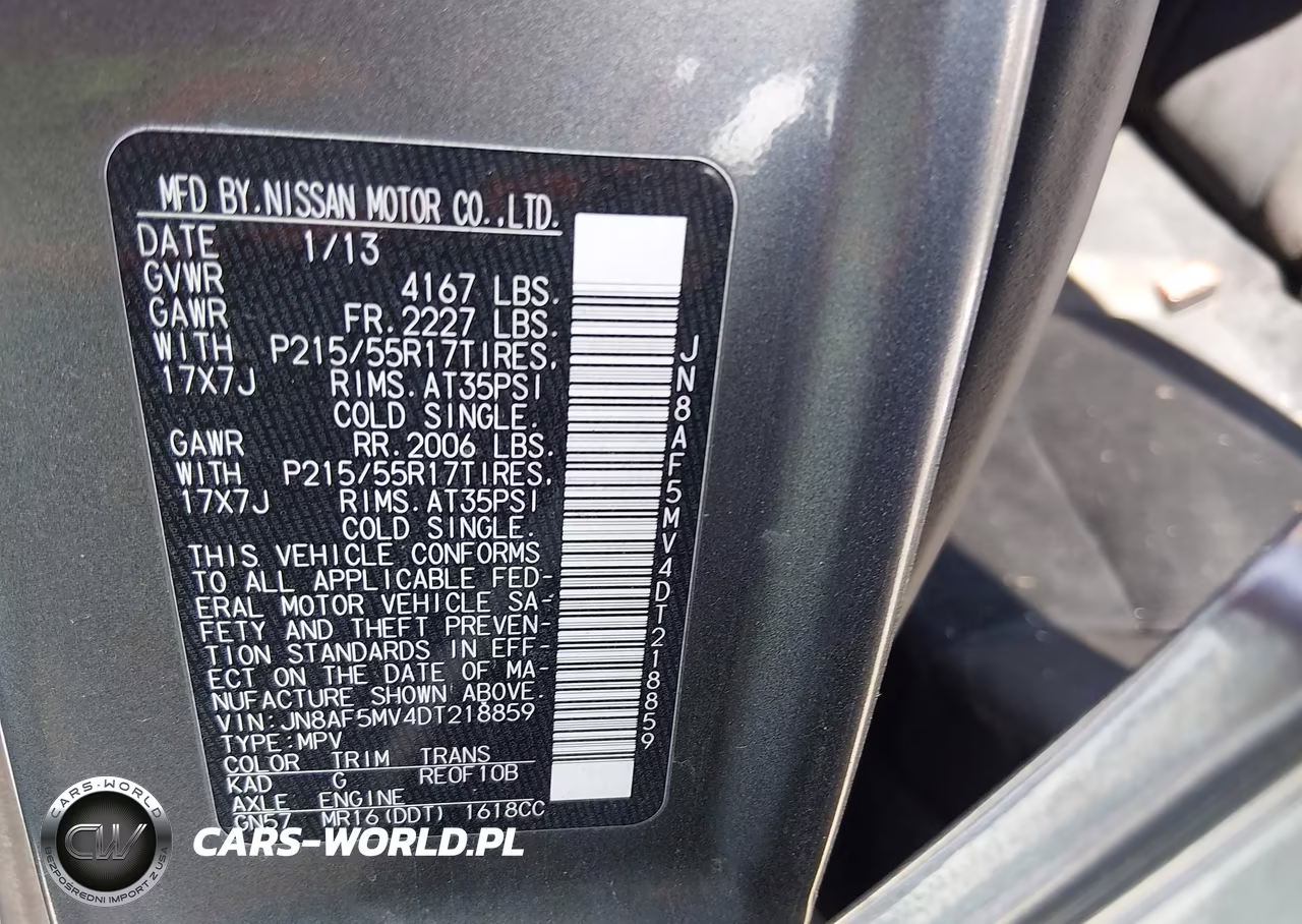 2013 Nissan Juke Sv VIN:JN8AF5MV4DT218859 - 9