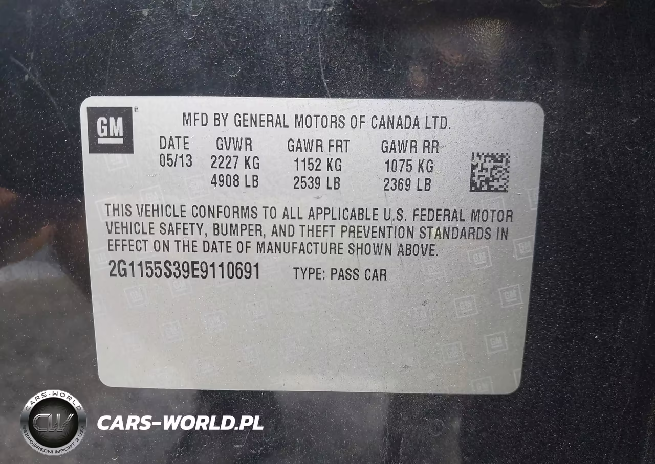 2014 Chevrolet Impala 2Lz VIN:2G1155S39E9110691 - 9