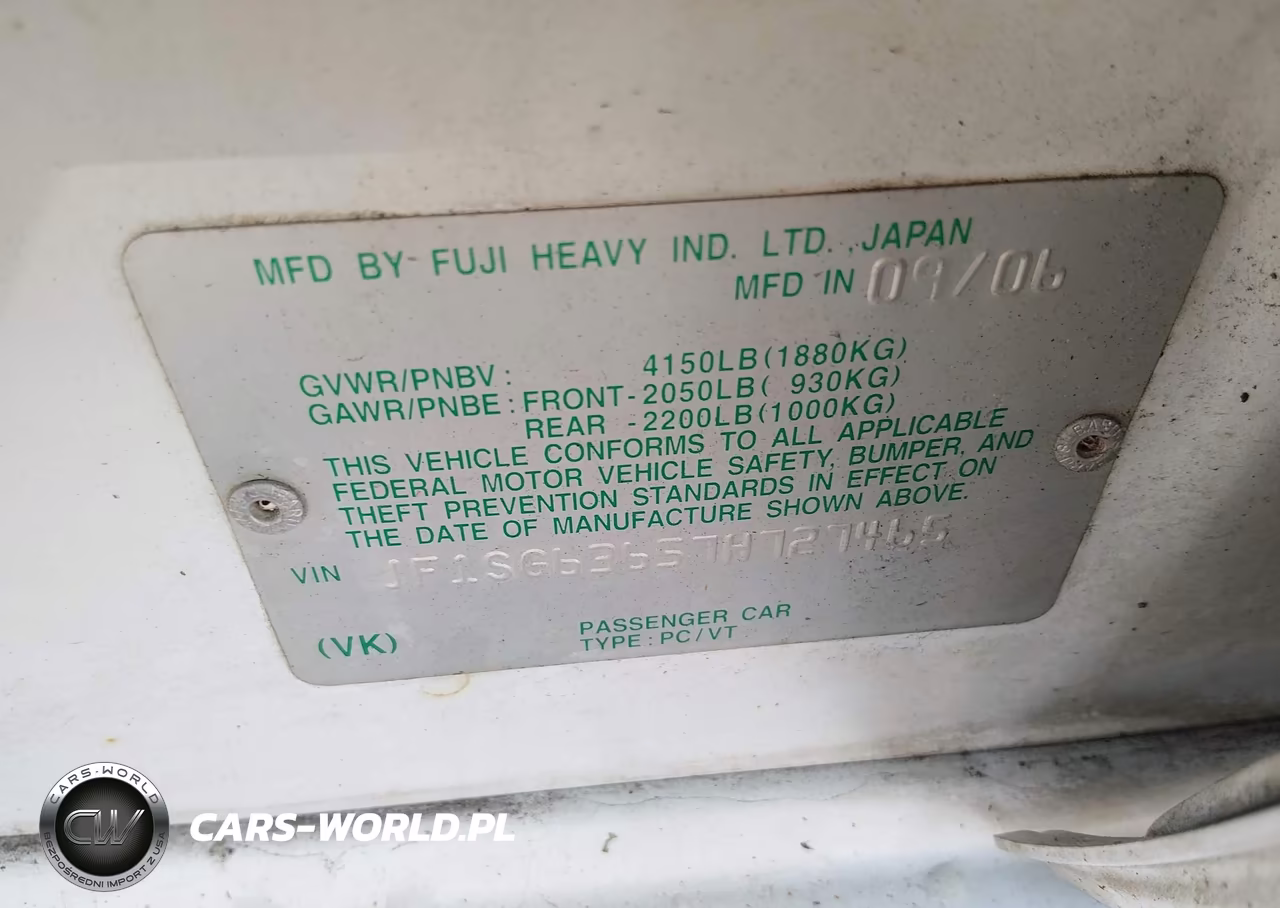 2007 Subaru Forester 2.5X VIN:JF1SG63657H727465 - 9