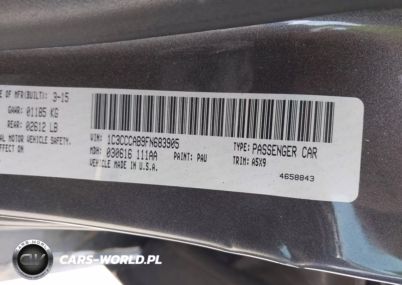 2015 Chrysler 200 Limited VIN:1C3CCCAB9FN683905 - 9