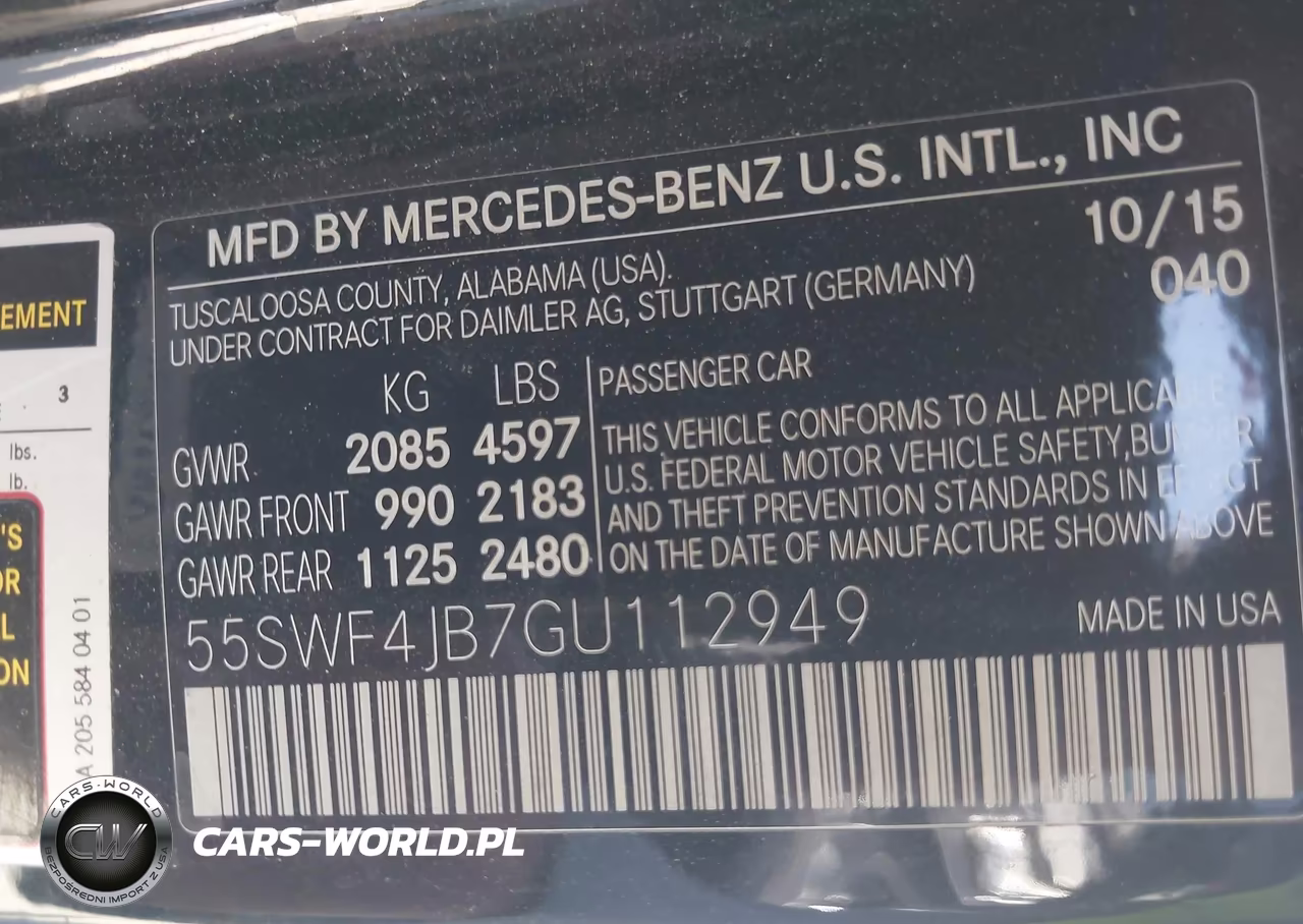 2016 Mercedes-Benz C 300 VIN:55SWF4JB7GU112949 - 9