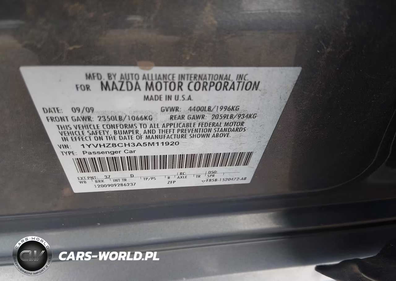 2010 Mazda Mazda6 I Grand Touring VIN:1YVHZ8CH3A5M11920 - 9