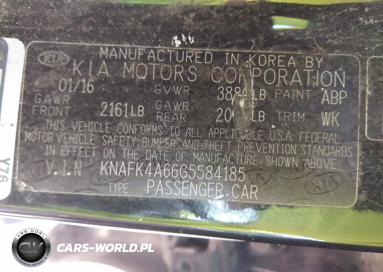 2016 Kia Forte Lx VIN:KNAFK4A66G5584185 - 9