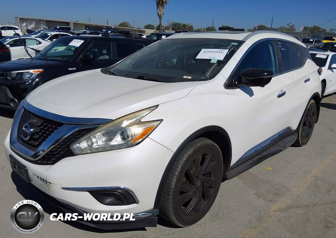 2016 Nissan Murano Sl VIN:5N1AZ2MG1GN141181 - 2