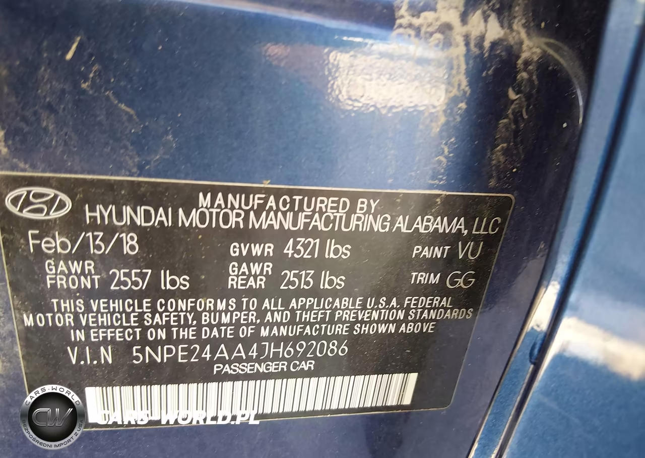 2018 Hyundai Sonata Eco VIN:5NPE24AA4JH692086 - 9