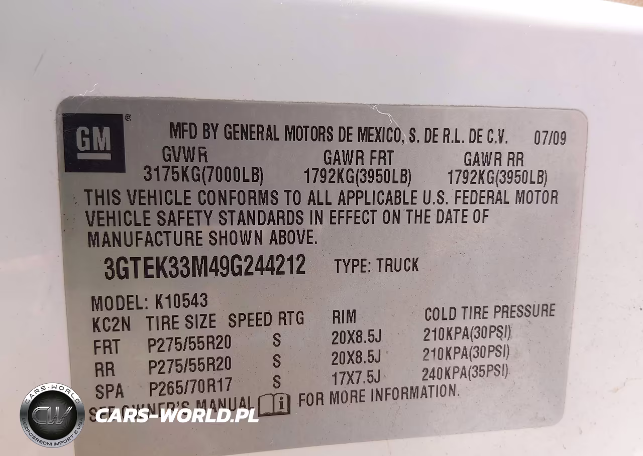 2009 GMC Sierra 1500 Slt VIN:3GTEK33M49G244212 - 9