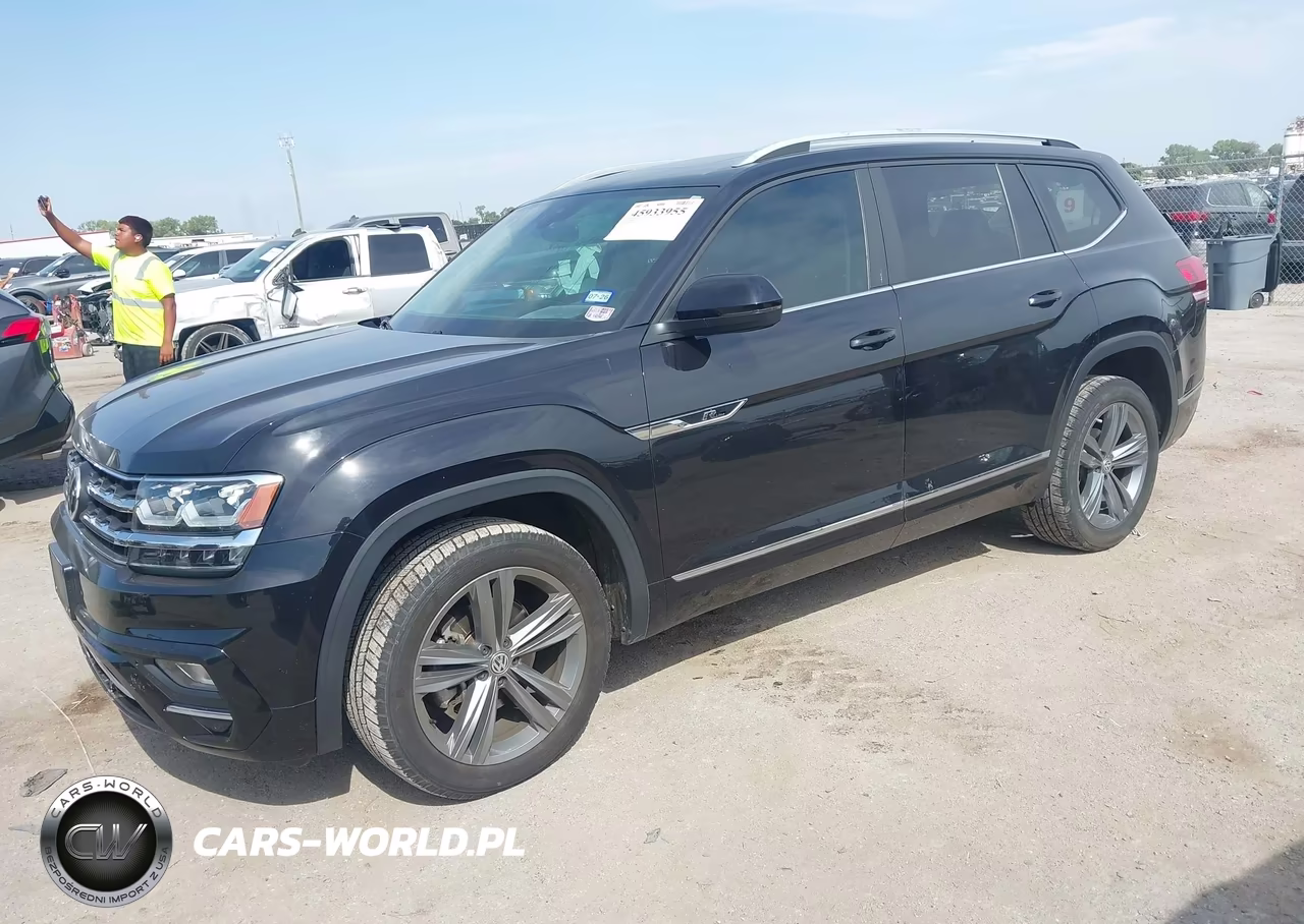 2019 Volkswagen Atlas 3.6L V6 Sel R-Line VIN:1V2RR2CA9KC593810 - 2