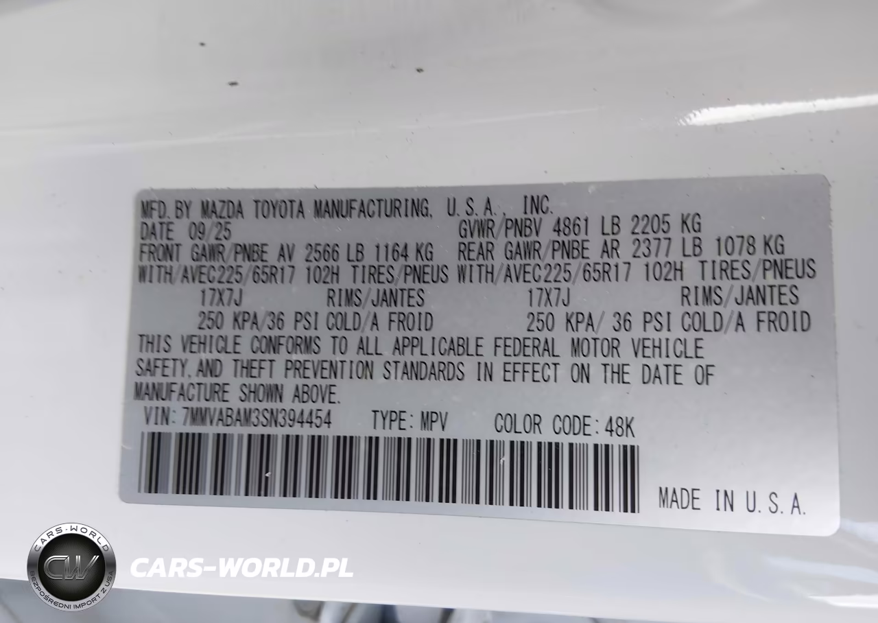2025 Mazda Cx-50 2.5 S Select Package VIN:7MMVABAM3SN394454 - 9