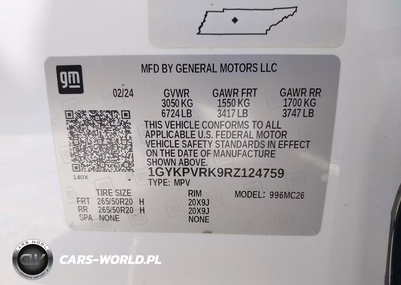 2024 Cadillac Lyriq Sport W-1Sj VIN:1GYKPVRK9RZ124759 - 9