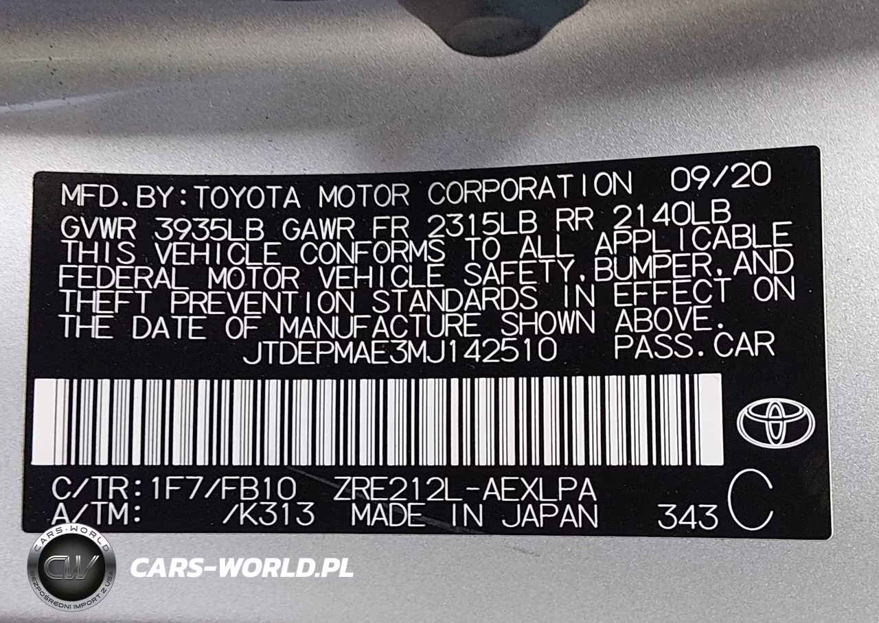 2021 Toyota Corolla Le VIN:JTDEPMAE3MJ142510 - 9