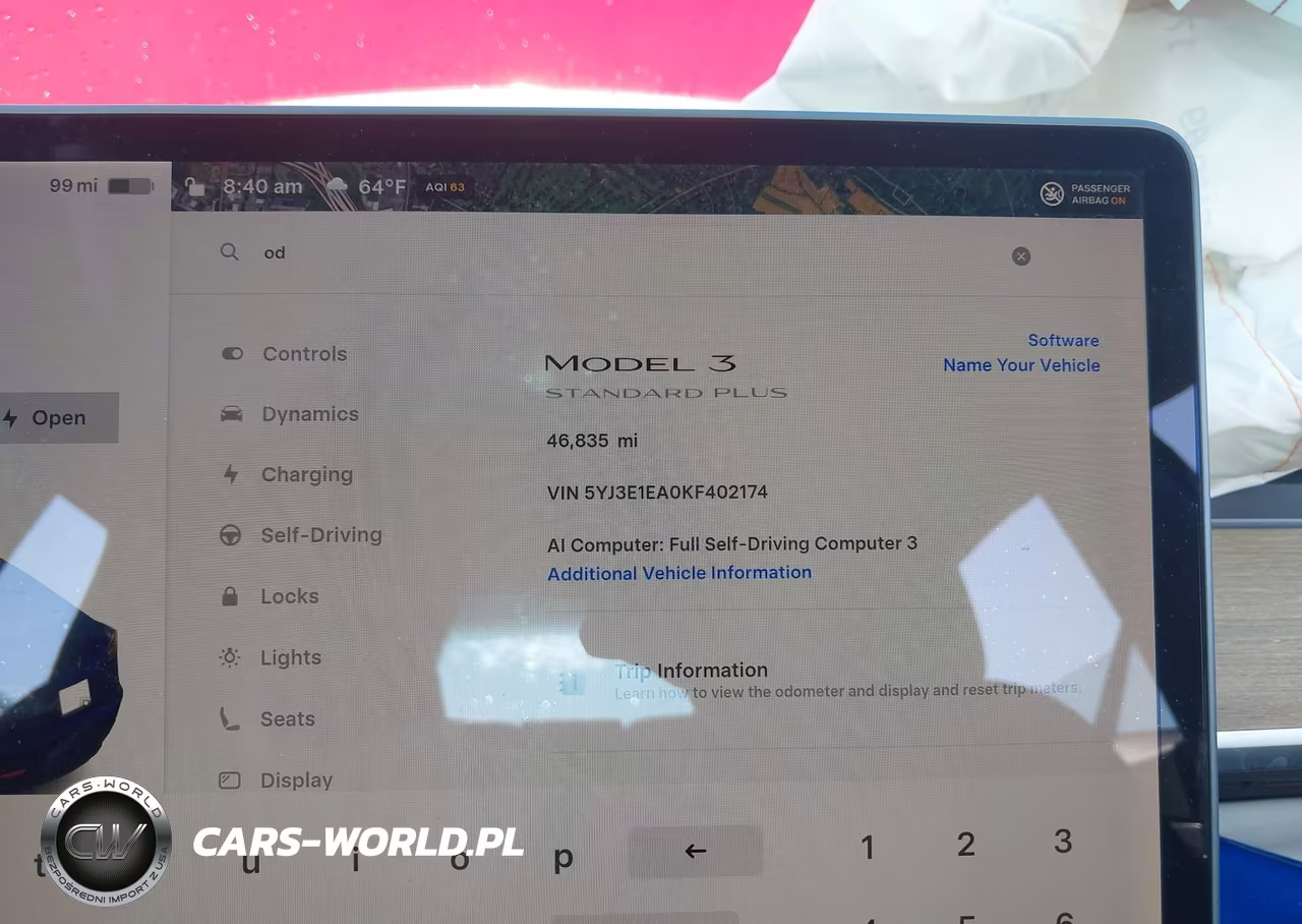 2019 Tesla Model 3 Long Range-Mid Range-Standard Range-Standard Range Plus VIN:5YJ3E1EA0KF402174 - 7