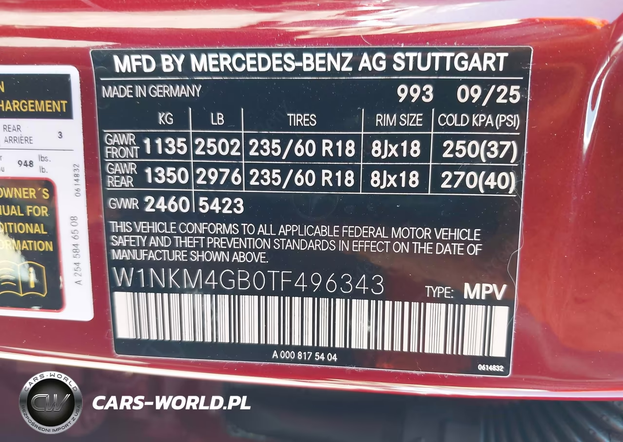 2026 Mercedes-Benz Glc 300 VIN:W1NKM4GB0TF496343 - 9