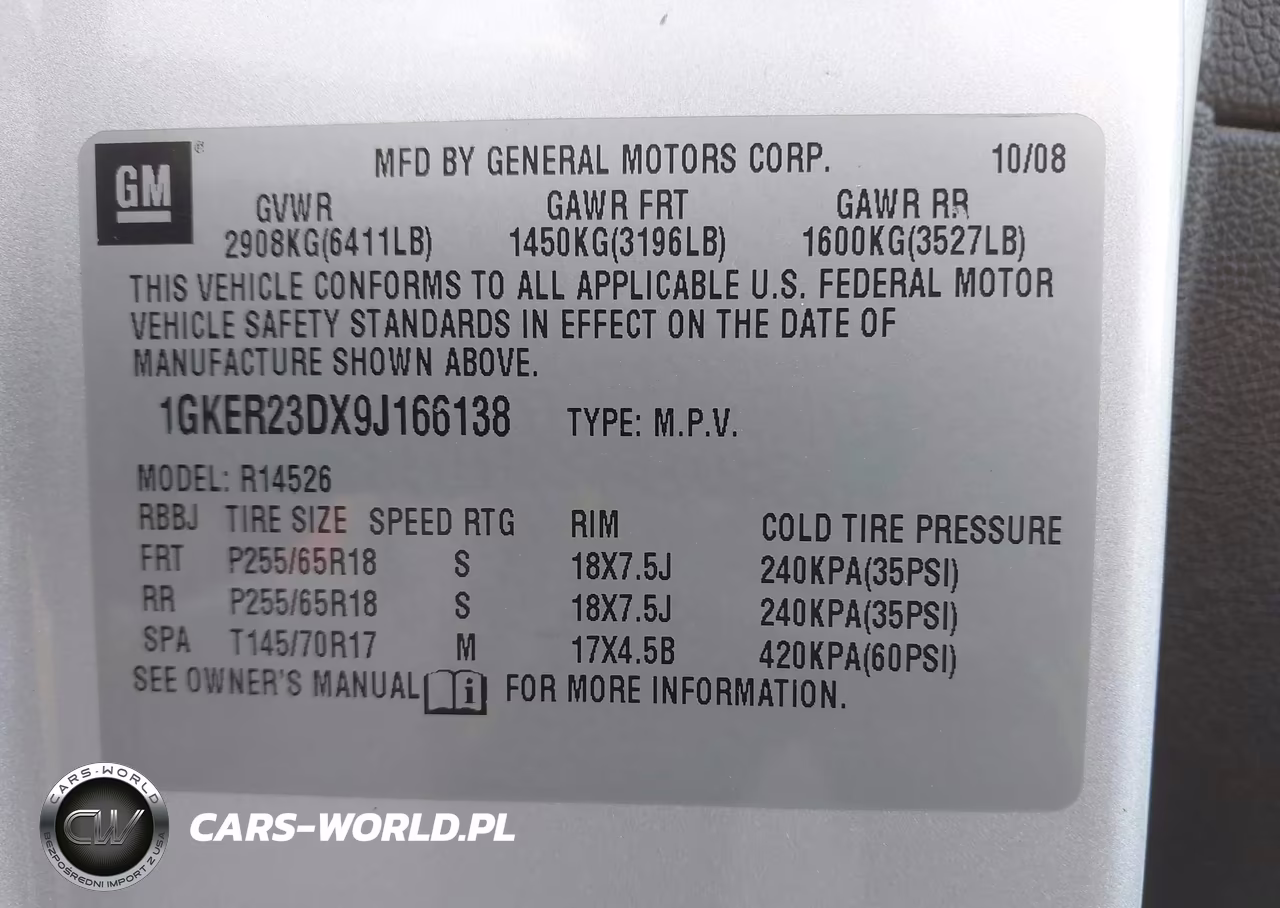 2009 GMC Acadia Slt1 VIN:1GKER23DX9J166138 - 9